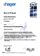 KNX-Schulung mit Abschlussprüfung (Hager)